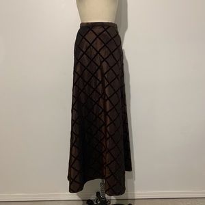 Chetta B 100% Silk Maxi Skirt